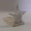 Starfish Hand Carved Wooden Doorstop Wedge