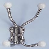 Chrome Coat Hook with Ceramic Hook
