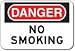 Danger No Smoking OSHA Safety Sign - 18x12