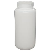 Nalgene 3120-9500 Polypropylene Copolymer 250mL Centrifuge Bottle with Polypropylene Screw Closure, Max Rating 4800 x g (Pack of 4)