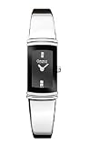 Caravelle Diamond Bangle Black Dial Women's Watch #43P100