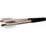 Colour Coded Serving Tong Black Handle. Size: 290mm.