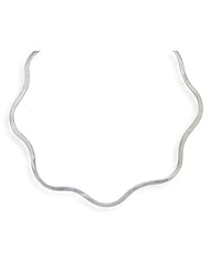 4mm Thin Wavy Open Back Collar