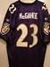 Reebok Baltimore Ravens Willis McGahee Replica Alternate Jersey