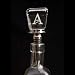 3D Laser Etched A Monogram Wine Stopper