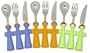 Trebimbi Puppets 3-pc. Flatware Set- Sky Blue