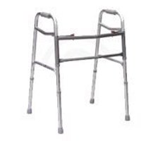 Drive Medical bariatric wider and deeper aluminum folding walker for juniors, two button - 1 ea