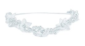 Click here to buy Halo with Satin Floral & White Pearl by SHOPZEUS.