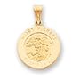 14k Saint Michael Medal Charm - Measures 15.7x23.3mm - JewelryWeb