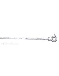 Sterling Silver Box Chain Necklace 015