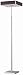 Lite Source LS-81537 Kateb Floor Lamp, Polished Steel with Dark Walnut Wood Shade