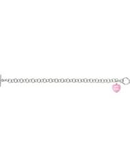 Sweethearts® Enamel Heart Charm Bracelet Sterling Silver " My Girl " 85511