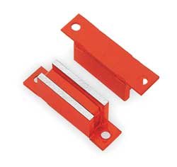 Industrial Grade 3DYE7 Latch Magnet, 20 Lb, 0.25 In Hole Dia