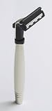 colonel conk model 597 chrome double track swivel head razor