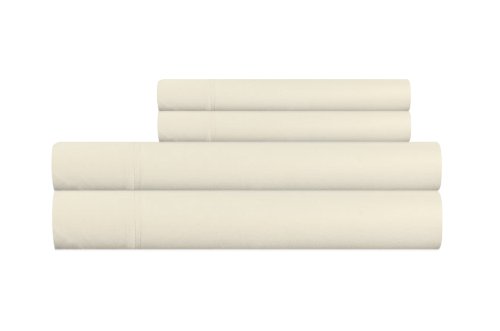 Pure Fiber 100 Percent Bamboo 250 Thread Count King Bed Sheet Set Ecru Pure Fiber 100 Percent Bamboo 250 Thread Count King Bed Sheet Set Ecru
