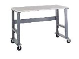 60 X 36 Mobile Workbench Adj Height Legs