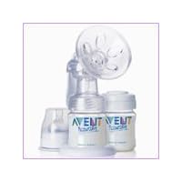 Avent Isis Breast Pump with 2 Bottles