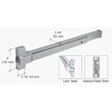 CRL Satin Stainless Steel Touch Bar Rim Panic Exit Device