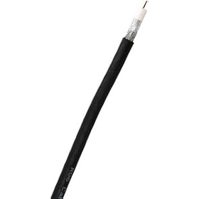 AXIS 82205 1000-ft RG6 Dual-Shielded Coaxial Cable (Black, Spool) by ANTOnline