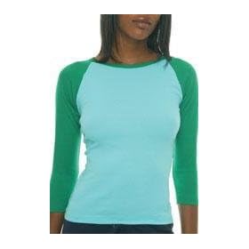Click here to buy American Apparel Rib 3 4 Sleeve Raglan by American Apparel.