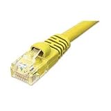 Cat5e Enhanced Patch Cable, w/Boot 50ft, Yellow