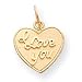 14k Heart Pendant