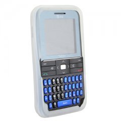 Pantech Slate C530 Clear silicone sleeve cover without