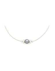 Sterling Silver Imitation Pearl Necklace