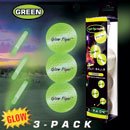 Glow Flyer Green Golf Balls Retail 3-pack