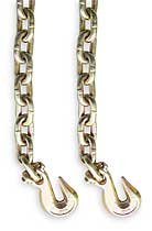 Industrial Grade 1DJV1 Chain, Towing, Grade 70, 20 Ft Length