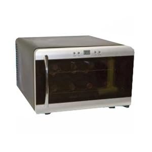 8 Bottle Wine cooler Blk Slvr by 