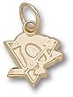 Pitts Penguins New Skating Penguin 3/8" Charm/Pendant