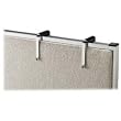 Quartet Products - Partition Hangers, w/2 Hangers, Adjusts 1-1/2" to 3", Black - Sold as 1 ST - Partition hangers allow bulletin/whiteboards to hang over the top of modular office partitions. Each includes two hangers.