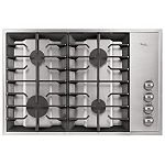 Whirlpool 30 in. Gas-On-Stainless Cooktop - GLS3064R