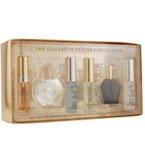 ELIZABETH TAYLOR VARIETY by Elizabeth Taylor Gift Set for WOMEN: SET-6 PIECE MINI VARIETY- WHITE DIAMONDS & WHITE DIAMONDS BRILLIANT & WHITE DIAMONDS SPRAKLING ALL EDT SPRAY .33 OZ & FOREVER ELIZABETH PARFUM SPRAY .5 OZ & GARDENIA PARFUM SPRAY .33 OZ & PASSION EDT SPRAY .5 OZ