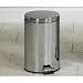 Clinton Round Stainless Steel Waste Receptacle, Small, 13 Quart