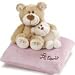 NICI 32020 - B&auml;renpaar (15 und 10 cm) sitzend auf Kissen 16 x 16 cm