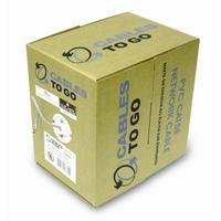 Cables to Go 27428 Cat5E 350MHz Stranded PVC CMR Cable (1000 Feet, Red)