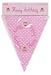 rice Geburtstagsgirlande rosa