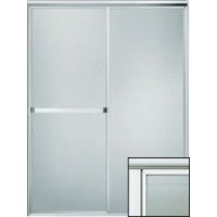 Sterling Standard 660 series hammered glass 65 x 41 to 46 framed by pass shower doors 660BSP-46S