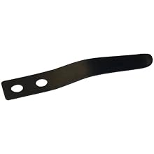 Steel Flat Spring, 2-3/4" Length x 0.025" Thick, 1/2" Base Width, Screw Size # 10 (Pack of 25)