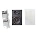 Pyle Home PDIW67 6.5-Inch Two-Way In-Wall Enclosed Speaker System with Directional Tweeter