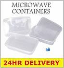 from Globe Packaging 150 x PLASTIC 500ml MICROWAVE FOOD TAKEAWAY CONTAINERS -24HR DEL