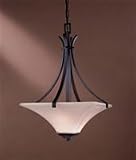 Minka Lavery 1817-66 Black Agilis Asian Themed Down Lighting Pendant from the Agilis Collection