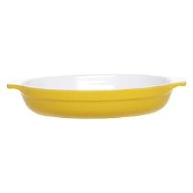 Buy Emile Henry 13-Inch Oval Au Gratin Citron Yellow