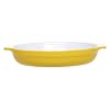 Emile Henry 13-Inch Oval Au Gratin Citron Yellow