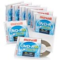 Maxell DVD Combo Pack With 6 DVD-Rs and 2 DVD-RWs
