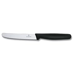 Victorinox 5.1333 Tafelmesser rund 6-er Pack, schwarz