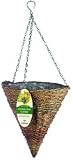 Outdoor Living : Gardman rustic hanging cone 12" natural