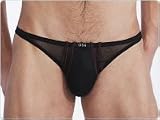 Gregg Homme Basixx Sheer Thong Black